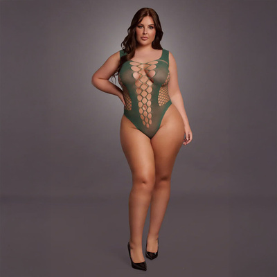 Zielone Body Le Désir – Zmysłowe elastyczne body podkreślające sylwetkę 19