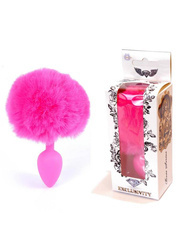 Plug - Jewellery Silicon - Bunny Tail Pink
