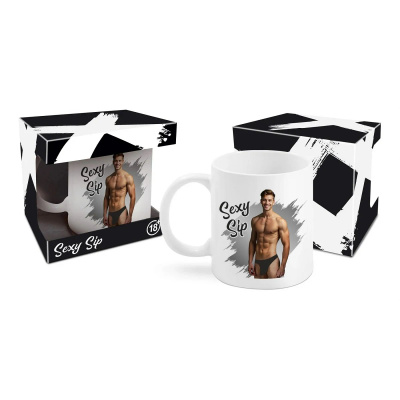 Kubek Termiczny „House of Mugs” – Z Rozbierającym Się Facetem pod Wpływem Ciepła