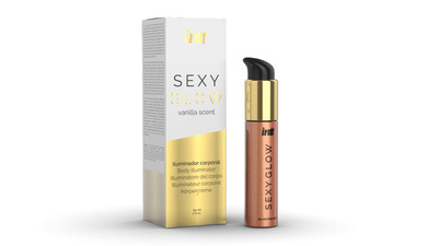 INTT Sexy Glow 60ml – Rozświetlacz do Ciała ze Złotymi Mikroperłami!