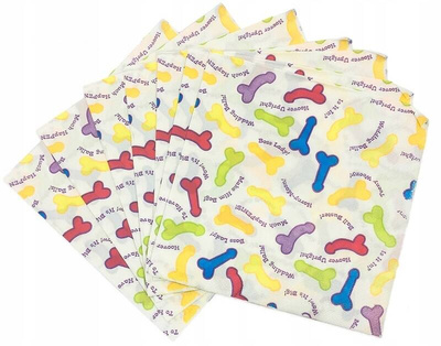 Serwetki z Penisami na Wieczór Panieński – Zabawny Zestaw 8 szt.