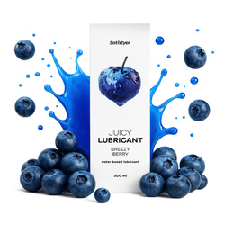 Lubrykant wodny o zapachu borówki Satisfyer Breezy Berry 300 ml