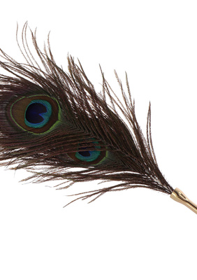 Piękne Pawie Piórko do Zabaw W Łóżku BDSM TABOOM – Dona Peacock Tickler dla Wspaniałych Doznań