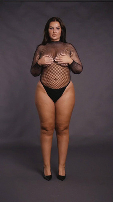 Sexy Body Siateczkowe Le Désir 65 Długi Rękaw, Uwodzicielskie 3SKnit!