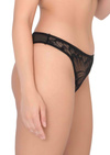  Czarne Koronkowe Brazylijskie Figi Daring Riley Sexy Majtki