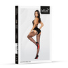Bodystocking 2054 SoftLine Black - Zmysłowa Siateczkowa Bielizna z Efektem Pończoch 