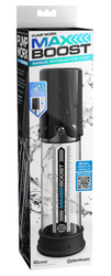 Pompka próżniowa do penisa czarna z manometrem Pump Worx Max Boost