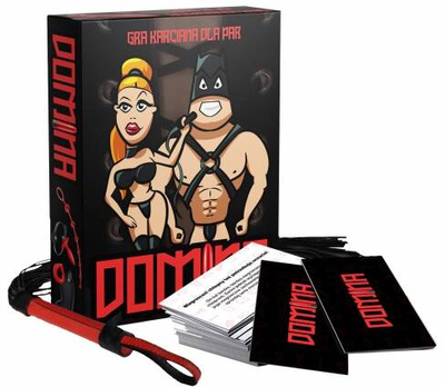 DOMINA – Gra Karciana dla Par, ONA Ustanawia Zasady (Pejcz Uległości w Zestawie)