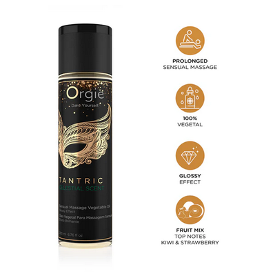 Olejek do Masażu Tantrycznego CELESTIAL 200ml – ORGIE 4 OLEJE!