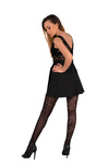 Seksowne Kwieciste Rajstopy Messirec 30 DEN – LivCo Corsetti Fashion