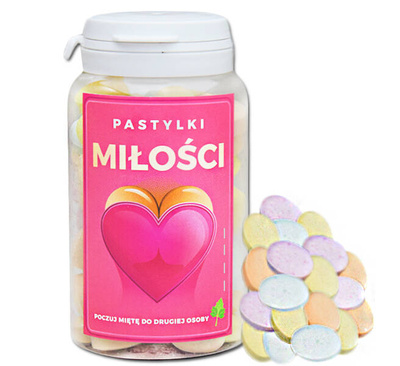 Pastylki Pudrowe – Pastylki Miłości z Owocowymi Drażetkami Grammi