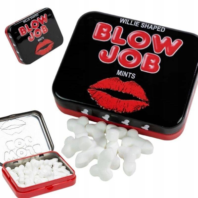 Białe Penisy Miętówki Bez Cukru - Blow Job Mints