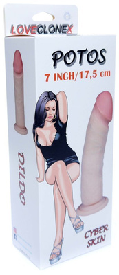 Dildo Penis z Cyber Skóry - LoveClonex Potos 7"