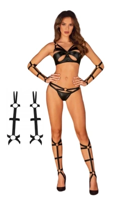 Armanes – Uprząż na Ręce w Formie Rękawiczek z Paskami Obsessive