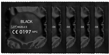Czarne Prezerwatywy Amor Black - 5 szt.