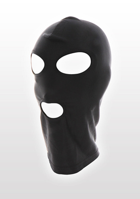 Maska BDSM Taboom 17132 – Spandex Hood z otworami na oczy i usta