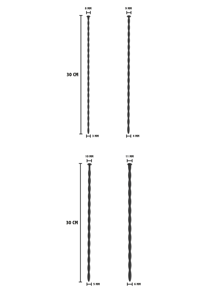 Zestaw Silikonowych Dilatorów Do Seksu Bdsm! Nowe Doznania!
