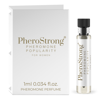 PheroStrong Popularity For Women – zapach, który czyni Cię niezapomnianą, pewną siebie i pożądaną.