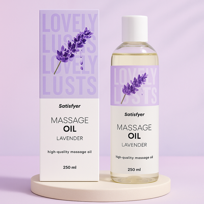 Olejek do masażu o zapachu lawendy Satisfyer Lavender 250 ml