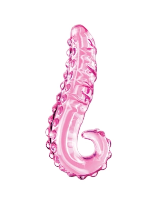 Macka Ośmiornicy Szklany Korek Analny Różowy - Icicles No 24 Pipedream