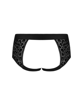 Azmeron – Męski Jockstrap z Odsłoniętymi Pośladkami i Wzorem Zwierzęcym Obsessive