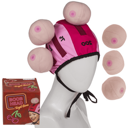 Gra imprezowa z czepkiem i pluszowymi cyckami Boob Head Game