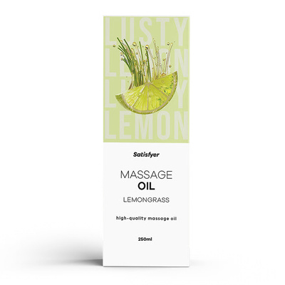Olejek do masażu o zapachu trawy cytrynowej Satisfyer Lemongrass 250 ml