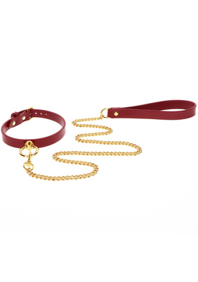 Taboom O-Ring Collar & Chain Leash 17157 – Obroża ze Smyczą BDSM