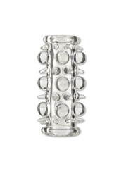Żelowa Kolczasta Tulejka na Penisa - Stretchy Sleeve Clear
