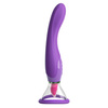 Wibrator - stymulator 4w1 lila - Fantasy for Her Ultimate Pleasure Purple