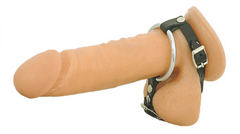 Nakładka na penisa z kółkiem Leder 7016