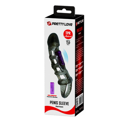 Pretty Love Harrison – wibrująca przedłużka penisa z wypustkami