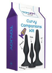 Zestaw 3 Silikonowych Korków Analnych Curvy Companions Kit