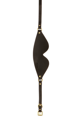 Czarna maska do seksu Taboom Vogue Blindfold – ekskluzywna opaska 17425