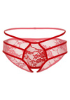 Czerwone majtki z otwartym krokiem Jade – Daring Intimates