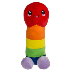 Rainbow Pluszowy Mały Penisek Do Ściskania 30 cm – Uroczy i Zabawny Prezent