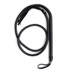 Długi mocny pejcz BDSM Frusta Indy Flog Whip Black – Toyz4Lovers