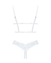 Zestaw Heavenlly Obsessive – Otwarty Biustonosz Cupless i Stringi Crotchless