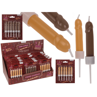 Świeczki urodzinowe na tort peniski – zabawny dodatek na imprezę