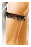 Czarna koronkowa podwiązka SoftLine 7401