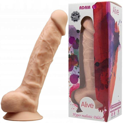 Naturalny Realistyczny Penis - Duże Silikonowe Dildo Alive Adam L