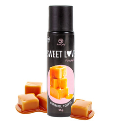 Żel jadalny intymny, smak Toffee Caramel - Sweet Love Foreplay Gel Carmel Toffee