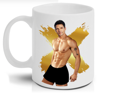 Look at Me Kubek Termoczuły STRIPTIZ – Mężczyzna Rozbierający się pod wpływem Ciepła