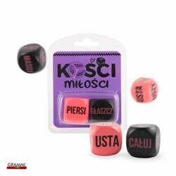 Kości Miłości – Zestaw 2 Drewnianych Kostek dla Par