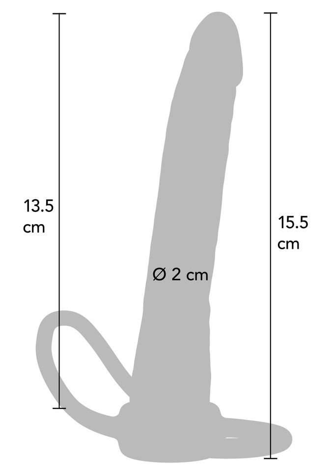 Przedłużka Penisa Double Trouble Anal Penetrator