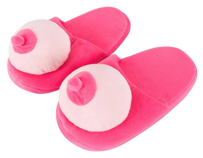 Męskie Kapcie z Biustem - Slipper Boobs Pink