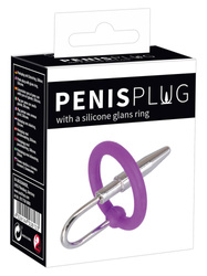 Plug dilator do penisa z silikonowym ringiem 6,5 cm You2Toys