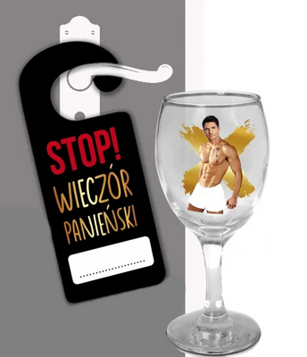 Zestaw na Wieczór Panieński Look at Me – Kieliszek Termoczuły z Zawieszką