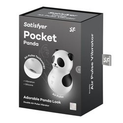 Satisfyer Pocket Panda – Wibrator Zasysający z Wibracjami i 2 Silniczkami