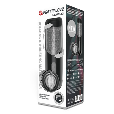 Pretty Love Lorelei – Masturbator Męski z 10 Trybami Wibracji i Funkcją Głosową